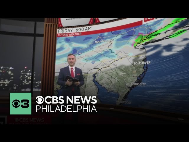 Rain, snow, wind and cold temperatures move into Philadelphia region