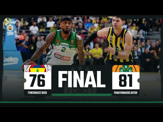 Fenerbahce - Panathinaikos 76-81 | Euroleague R5 Highlights | 25.10.2024