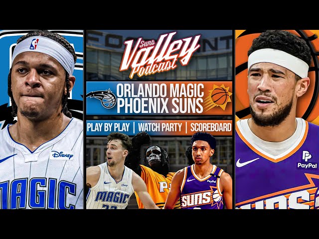 Orlando Magic vs Phoenix Suns | LIVE Reaction | Scoreboard | Play By Play | Postgame Show