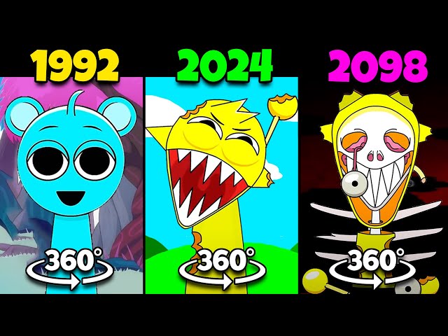 Incredibox Sprunki 1992 vs 2024 vs 2098 in 360° VR