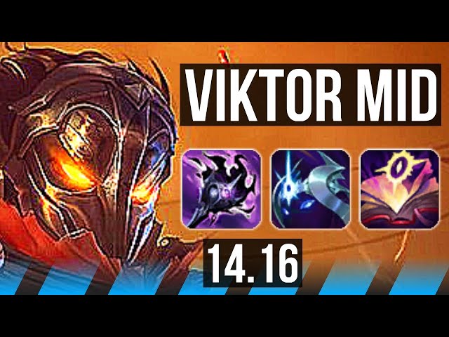 VIKTOR vs SYNDRA (MID) | 10/1/8, Legendary | EUW Grandmaster | 14.16