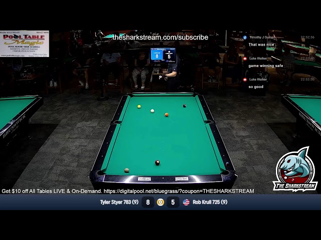 Live Streaming from the Pennsylvania Nine Ball Open - Stage 2 First Round