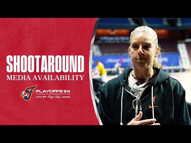 Indiana Fever Shootaround Media Availability (at Connecticut Sun) | September 25, 2024