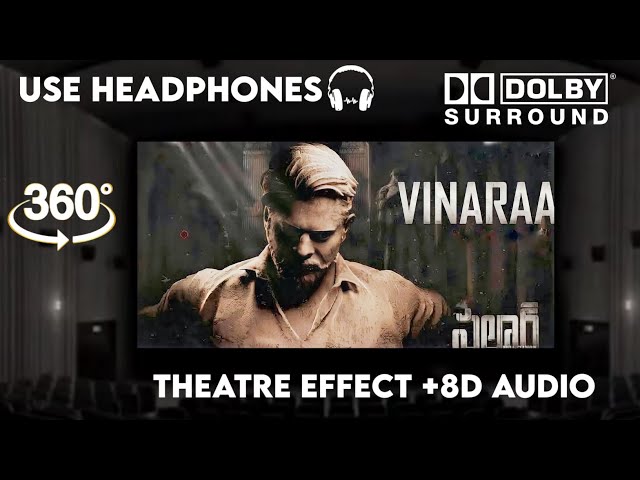 Vinaraa (Telugu)|Theatre Experience Dolby  Surround  sound  ||Salaar |Prabhas | Prithviraj