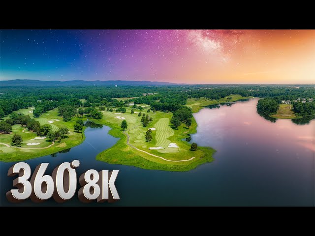 Feeling Stressed? Relax & FLY over Virginia countryside in 360° 3D Spatial Audio | Insta360 Sphere