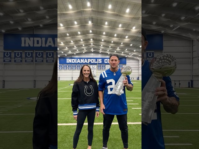 Colts facility tour with @lindyandjlo