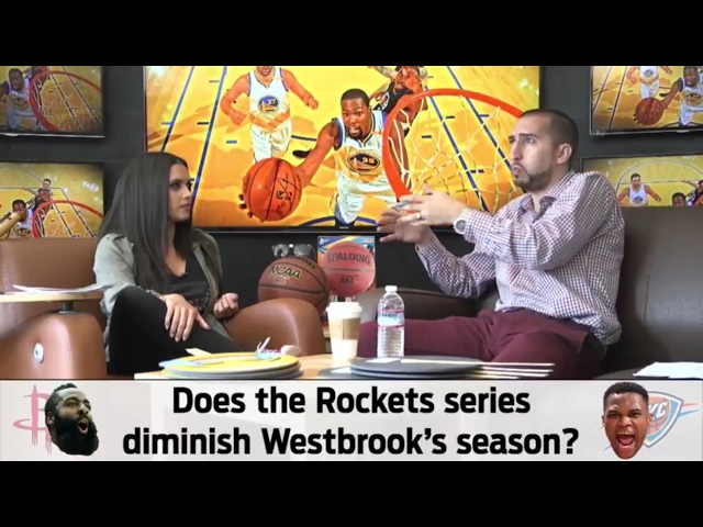 Joy Taylor and Nick Wright talk NBA Playoffs (Streamed Live on 4/20/17) | THE HANG