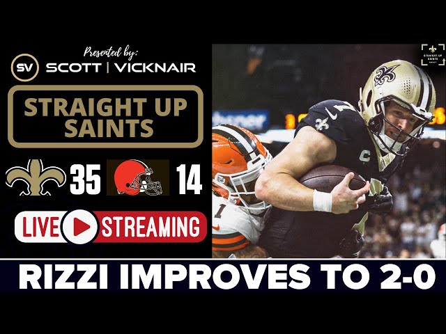 LIVE REACTION POSTGAME SHOW: New Orleans Saints vs Cleveland Browns