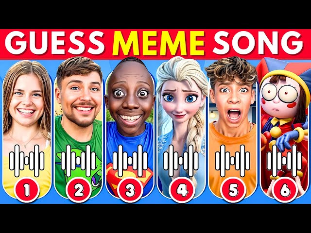 Guess Meme & Who's Singing 🎤🔥🔊| Lay Lay, King Ferran, MrBeast, Salish Matter, Gegagedigedagedago