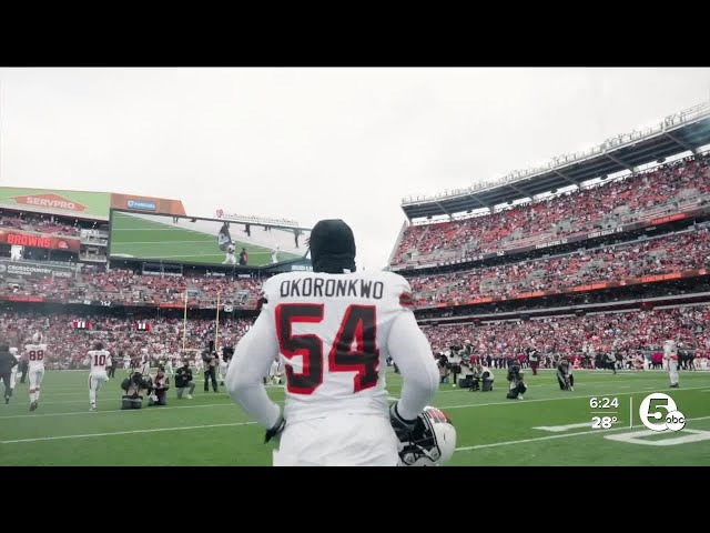 'I thought my season was over': Browns DE Ogbo Okoronkwo returns to practice