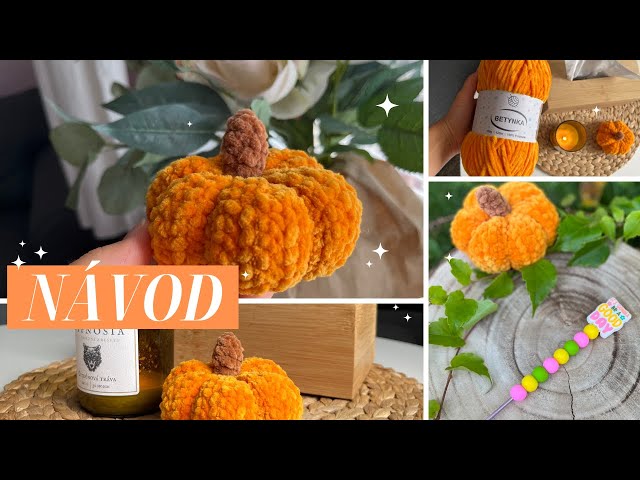 Návod | 🍁 na Háčkovanou DÝNI 🎃 (Halloweenská edice)