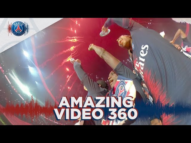 Soulevez le trophée avec les joueurs ! AMAZING VIDEO 360