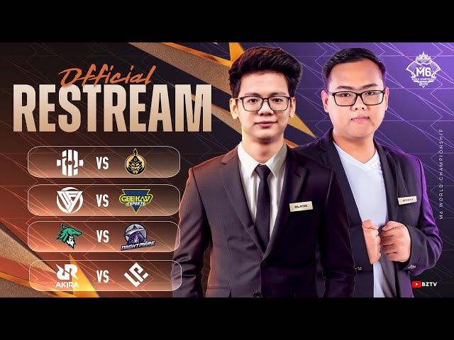 [Official Restream] M6 Wild Card Day2 Myanmar 🇲🇲 Casting CasterZyZyy & Blank