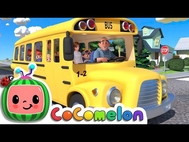 Wheels on the bus | kids songs | Rhymes for toddler | English nursery rhymes | Poem Tree