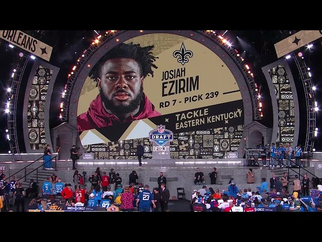 Saints select Josiah Ezirim with No. 239 pick in 2024 draft