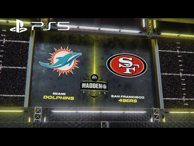 Madden NFL 24 - Miami Dolphins vs San Francisco 49ERS - Gameplay (PS5) [4K 60FPS] [HDR]