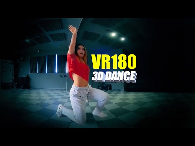 VR180 3D Video | Girl Having Fun At Infinity Arts Dance Studio | Female Popper | Hip Hop Solo | 5.7K