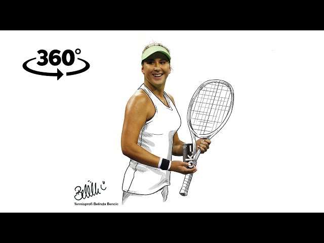 360° Video - Tennis Training mit Belinda Bencic