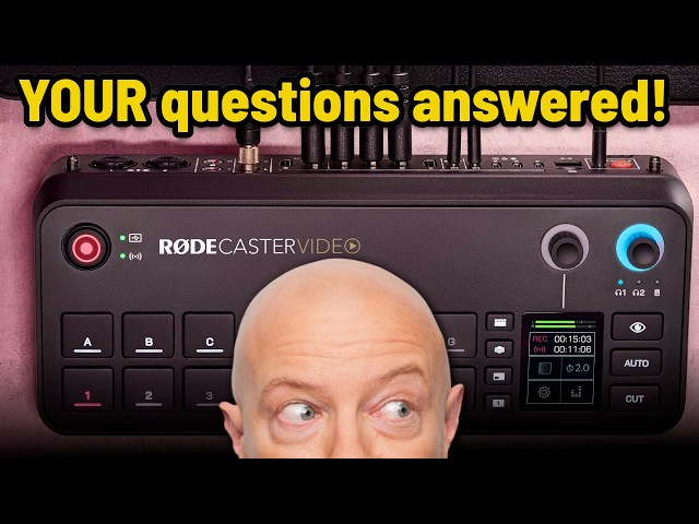 RØDECaster Video Pro — Your Questions Answered! (RODECaster, if you prefer)