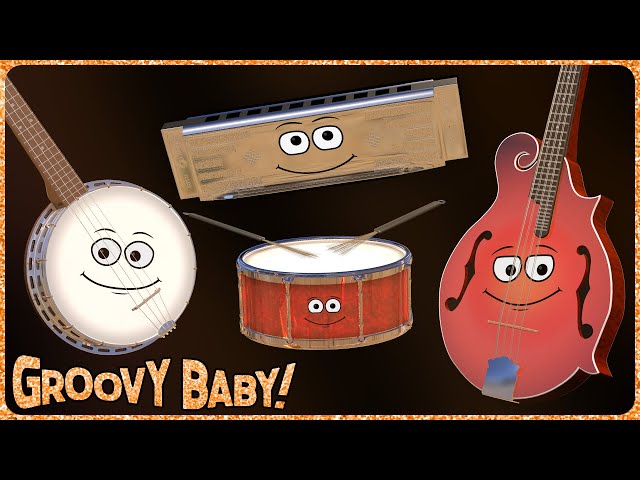 "Country Western!" – Baby Sensory Music Video – Lively Dancing Musical Instruments