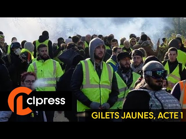 Yellow vests Act 1: incidents and tensions on the Champs-Élysées [4K]