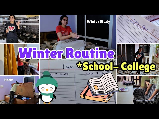 Winter Routine For School-College #school #college