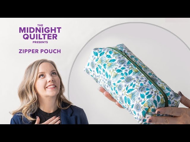 DIY Quilted Zipper Pouch | The Midnight Quilt Show Presents: Holiday Gift-Along Series!