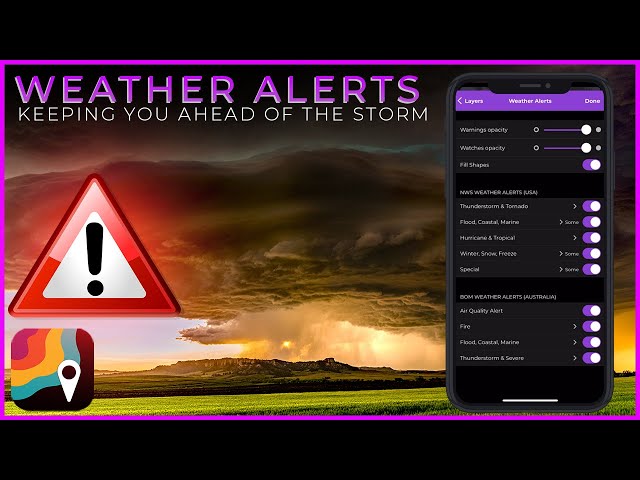 Custom weather alerts to keep you ahead of the storm! | MyRadar Tutorials