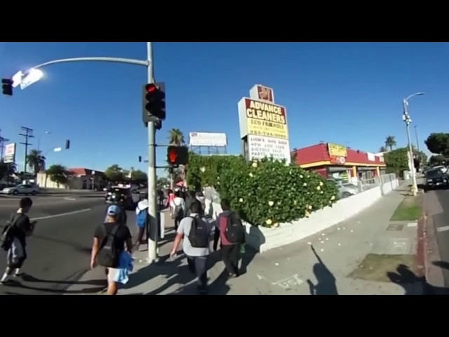 360°: High Schoolers Protest Trump's Presidency in LA