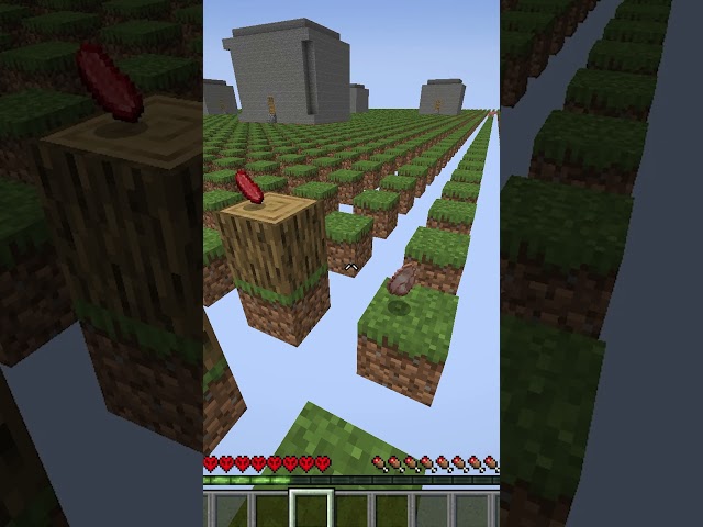 nah bro i jump for the pork chop #minecraft #parkourcivilization #shorts