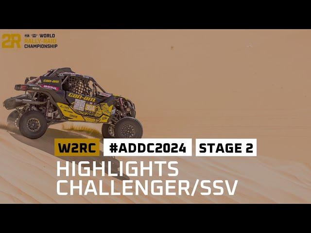 Highlights Challenger/SSV - Abu Dhabi Desert Challenge - Stage 2 - #W2RC