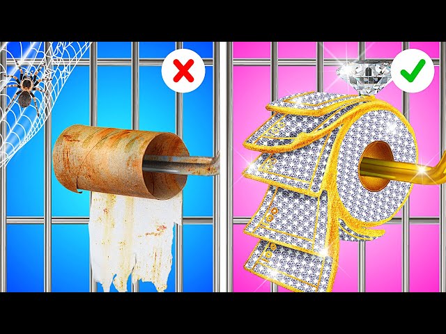 Rich VS Broke in Jail | Cool Hacks and Funny Moments