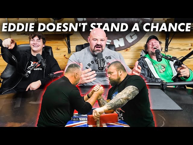 REACTING TO EDDIE HALL'S ARM WRESTLING PRACTICE FT. DEVON & AUDEN LARRATT