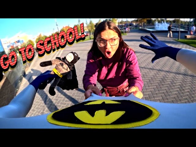 ESCAPING ANGRY MOM. I DON'T WANA GO TO SCHOOL (Funny ParkourPOV Comedy) #parkour #pov #batman #funny