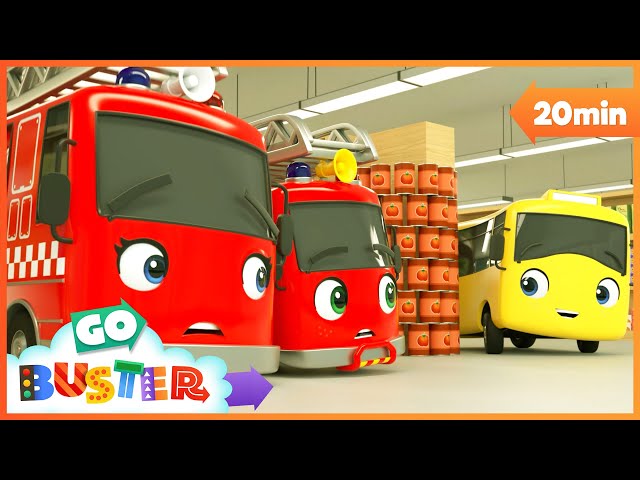 Buster’s Big Trip to the Supermarket: Find Grandpa! | Go Buster - Bus Cartoons & Kids Stories