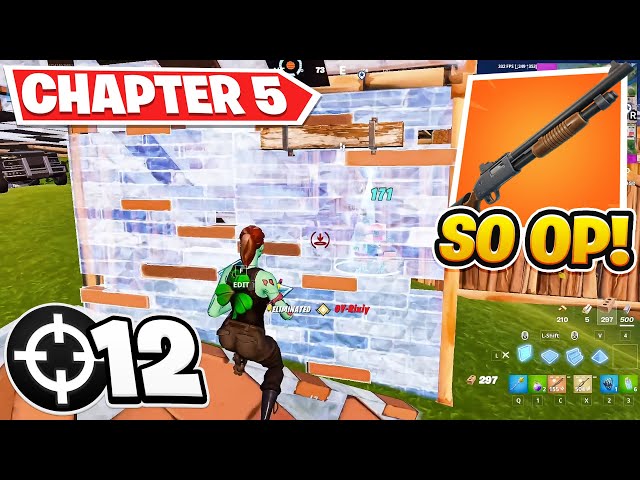 Pxlarized FIRST Fortnite CHAPTER 5 Win With NEW OP SHOTGUN! (Full Ranked Gameplay)