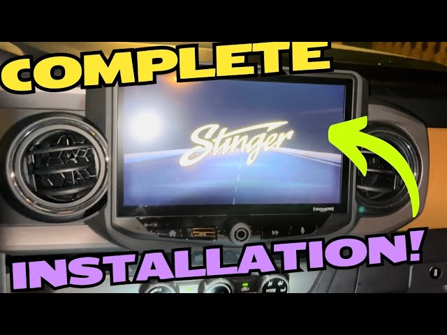 IS THIS THE BEST CARPLAY RADIO EVER FOR TACOMA? STINGER HEIGH10 UNBOXING AND COMPLETE INSTALLATION!!