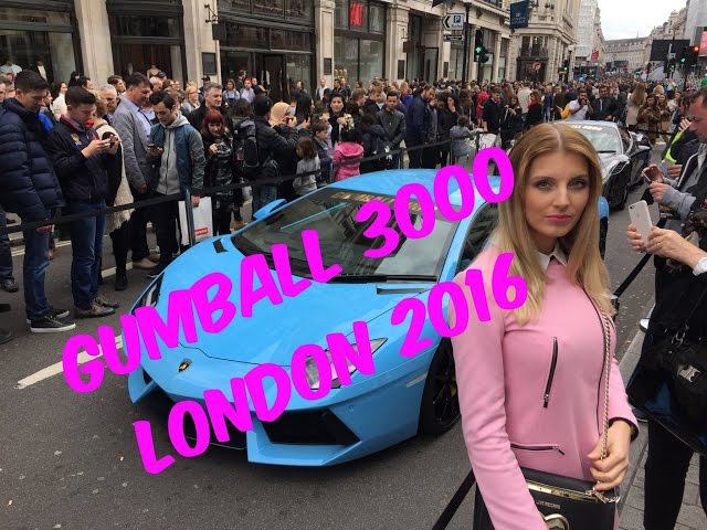 Gumball 3000 London 2016 - in 4K! - The Whole Day