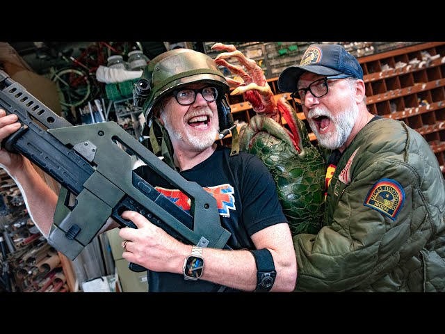 Adam Savage Reacts to Evil Ted's Aliens Props! (ft. @EvilTedSmith)