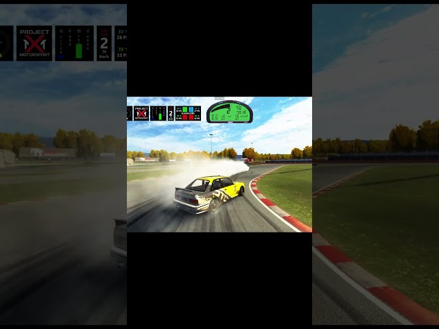 BMW E30 Crashed While Practicing Drift #assetto #assettodrifting #gaming #simulator