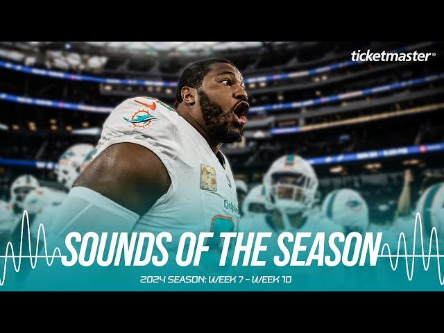 Go behind the bench with the players for Sounds of the Season PART 2 l Miami Dolphins