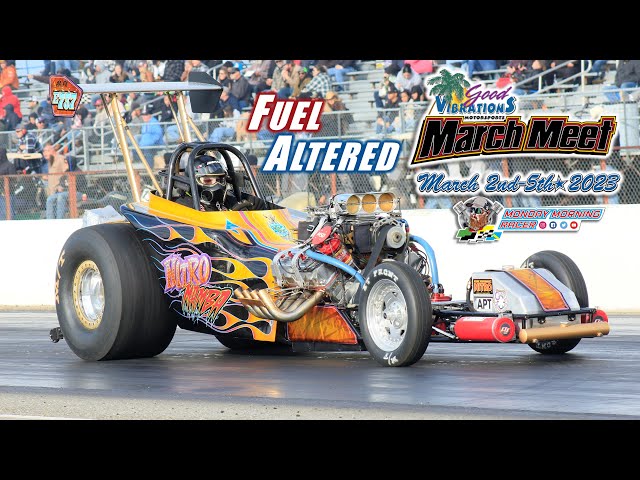 Nitro Fuel Altered At The 65th March Meet | Famoso Dragstrip | Drag Racing | 2023