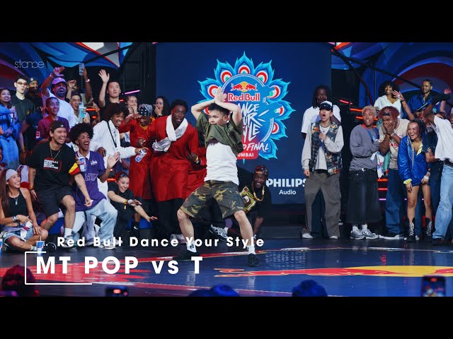 MT Pop vs T [Top 4] // stance x Red Bull Dance Your Style World Final 2024 Mumbai