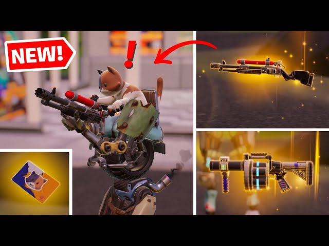 Fortnite NEW Kit Boss, Mythic Kit's Shockwave Launcher & Kit's Charger Shotgun, Vault locations