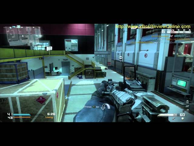 Call of Duty G H O S T - Team Death Match Sovereign [HD 1080p] Gameplay xBox 360 COD