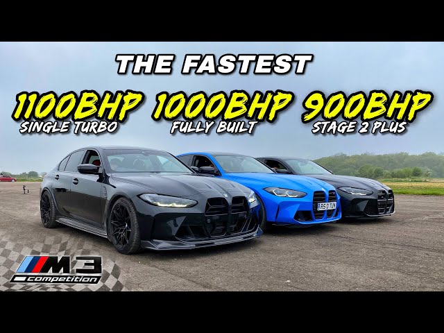 THE FASTEST G80 BMW M3.. 1100HP M3 v 1000HP M3 v 900HP M3