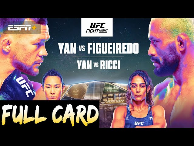 UFC Macau Predictions Yan vs Figueiredo Full Card Betting Breakdown