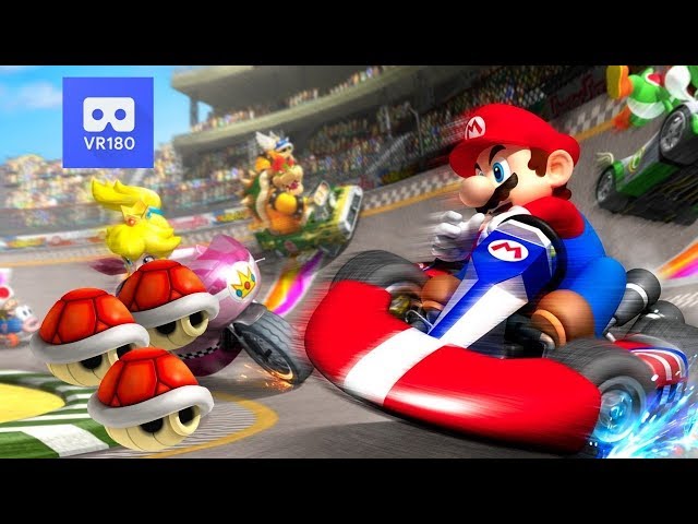 3d 180vr mario kart 8 deluxe speed racing ps4 psvr 360vr