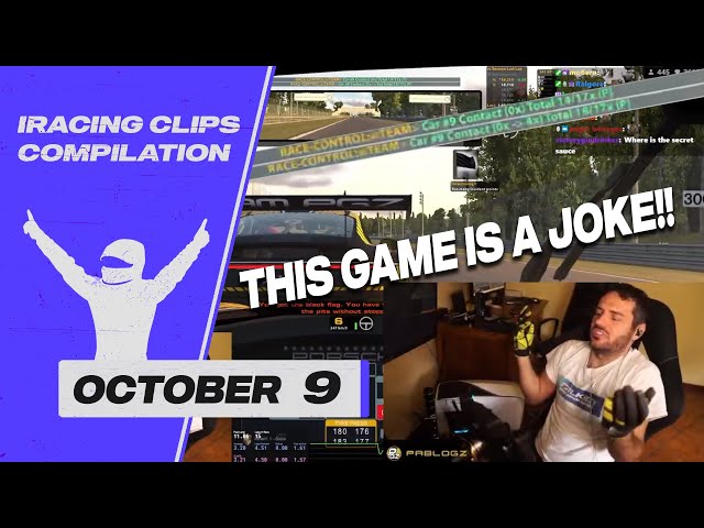 October 9 | iRacing Clips Compilation