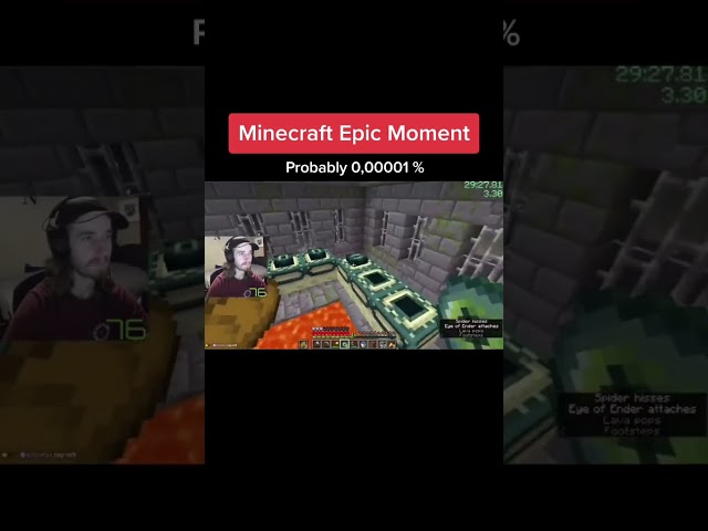 Minecraft Rarest Moment 1